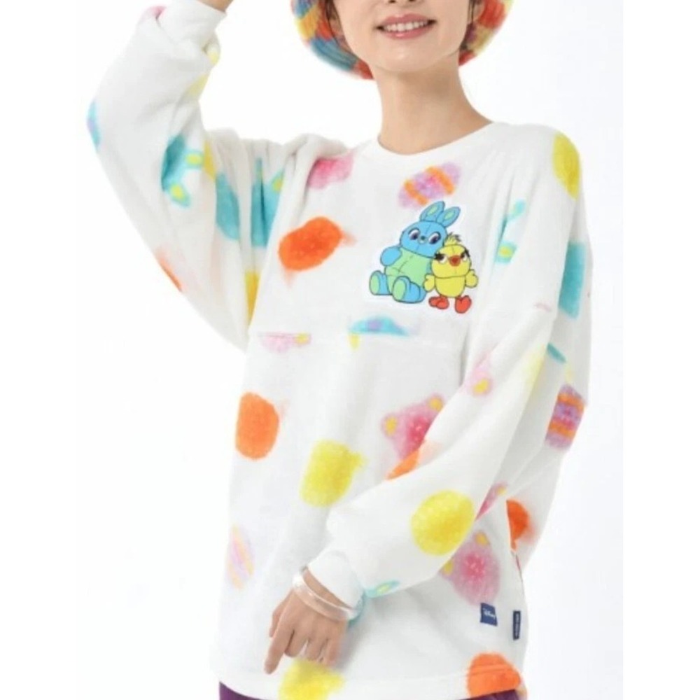 Disney Parks Pixar Monsters Inc Cozy Fluffy Spirit Jersey Size Small